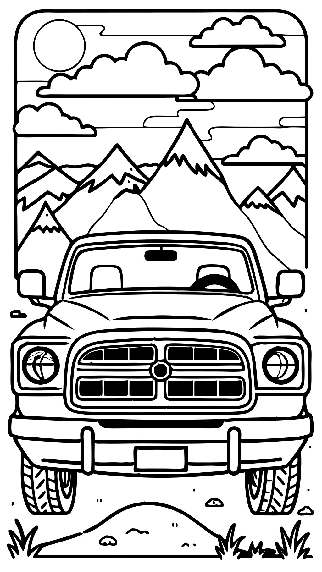 dodge ram coloring pages